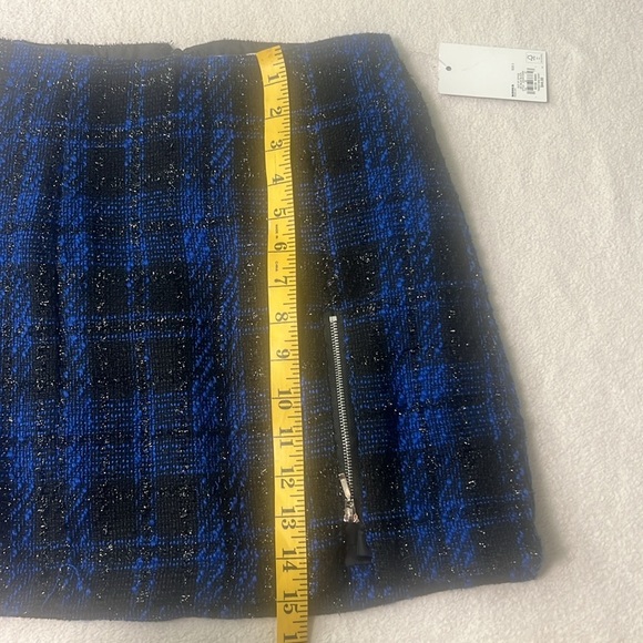 SO Blue and Black Pencil Mini Skirt for Casual Wear Size 5 - Picture 3 of 8